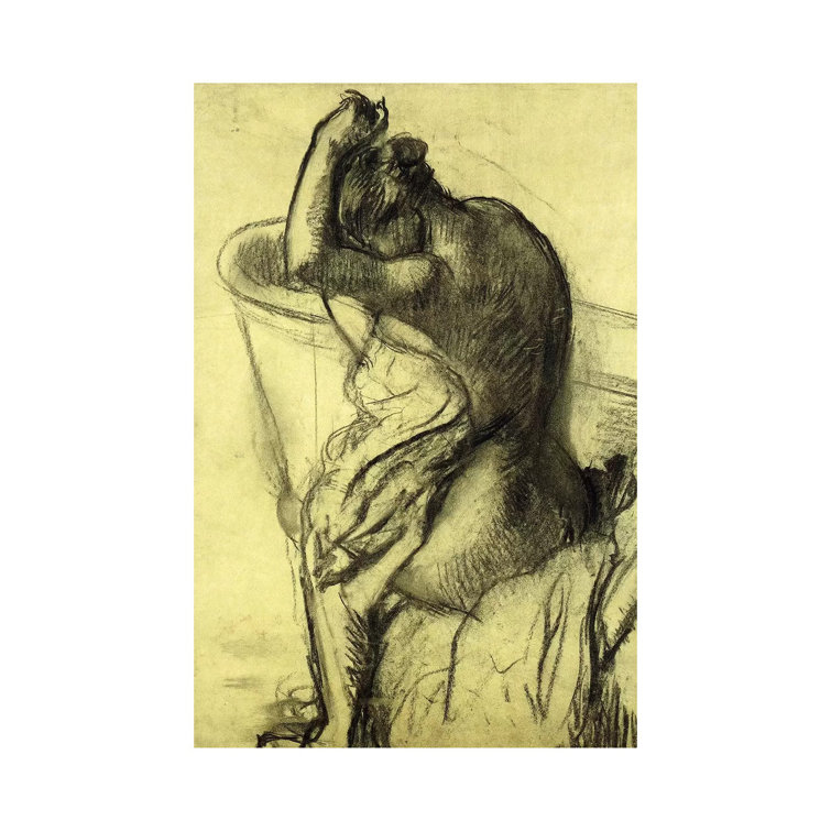 ClassicLiving Apres Le Bain, 1899 by Edgar Degas Wrapped Canvas